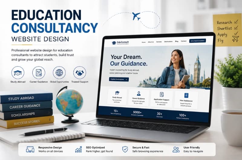 Education Consultancy Website Design & Development in Nepal