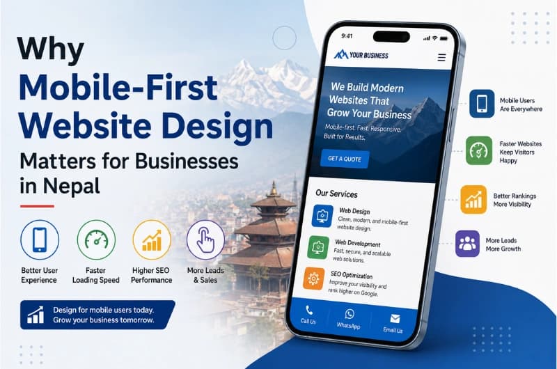 Why Mobile-First Website Design Matters for Businesses in Nepal