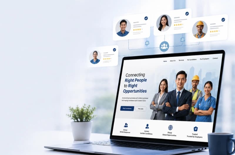Professional Website Development for Manpower & Recruitment Agencies
