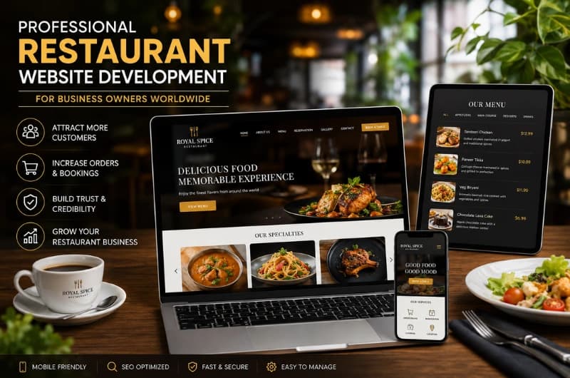 Professional Restaurant Website Development for Business Owners Worldwide
